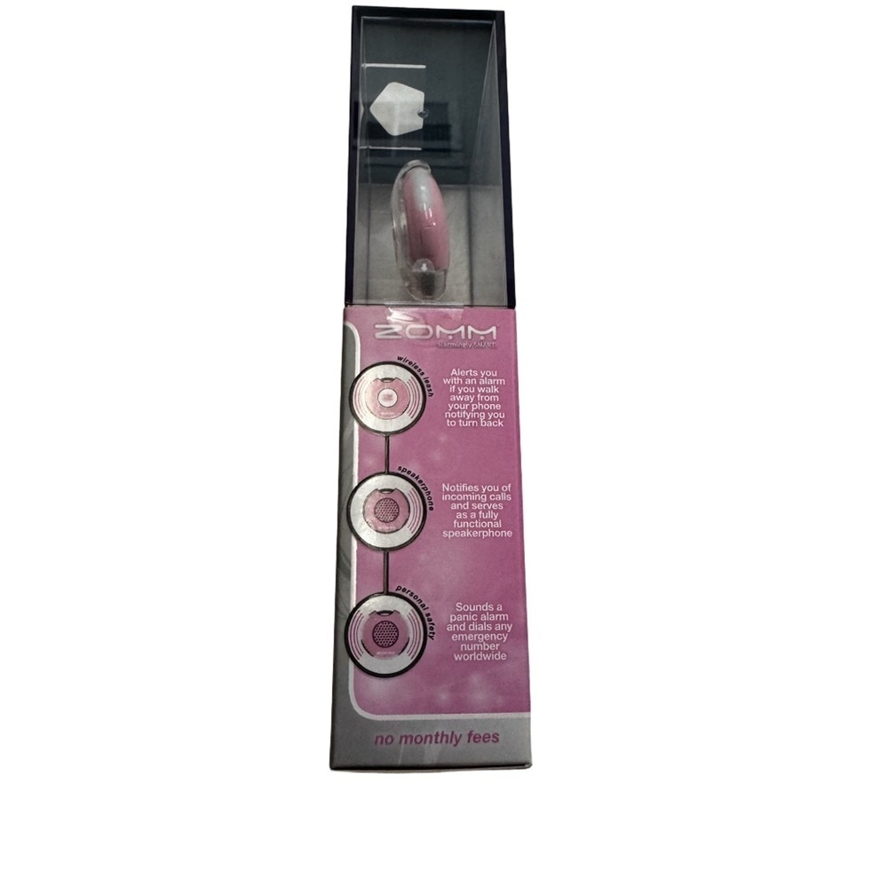 Zomm Wireless Leash Alarming Smart Bluetooth Safety Device Pink New in Box NWOT - Picture 5 of 6